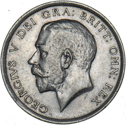 1917 Halfcrown - George V British Silver Coin - Very Nice