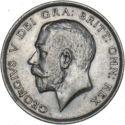 1917 Halfcrown - George V British Silver Coin - Very Nice
