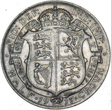 1917 Halfcrown - George V British Silver Coin - Very Nice