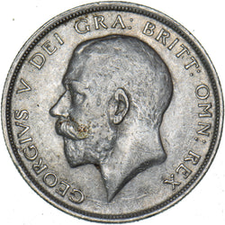 1918 Halfcrown - George V British Silver Coin - Nice