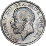 1918 Halfcrown - George V British Silver Coin - Very Nice