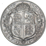 1918 Halfcrown - George V British Silver Coin - Very Nice