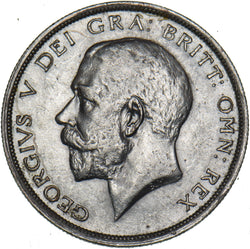 1918 Halfcrown - George V British Silver Coin - Very Nice