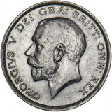 1918 Halfcrown - George V British Silver Coin - Very Nice