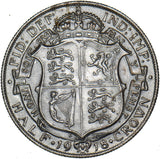 1918 Halfcrown - George V British Silver Coin - Very Nice