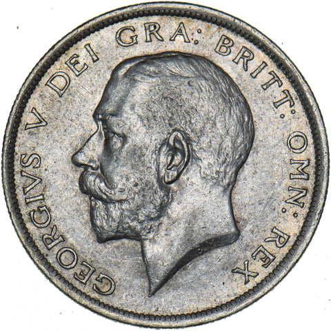1919 Halfcrown - George V British Silver Coin - Very Nice