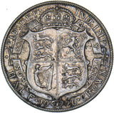 1926 Halfcrown - George V British Silver Coin - Nice