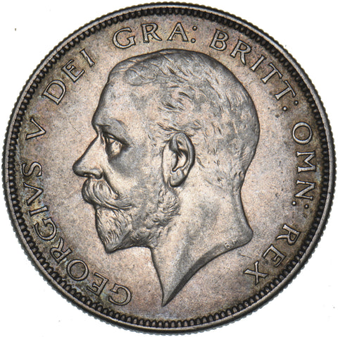 1928 Halfcrown - George V British Silver Coin - Very Nice