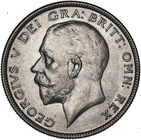 1928 Halfcrown - George V British Silver Coin - Very Nice