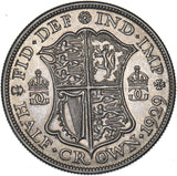 1929 Halfcrown - George V British Silver Coin - Very Nice