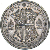 1930 Halfcrown - George V British Silver Coin - Nice