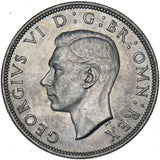 1945 Halfcrown - George VI British Silver Coin - Superb