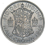 1945 Halfcrown - George VI British Silver Coin - Superb