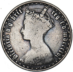 1856 Gothic Florin - Victoria British Silver Coin