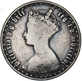 1856 Gothic Florin - Victoria British Silver Coin