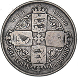 1856 Gothic Florin - Victoria British Silver Coin