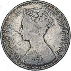 1887 Gothic Florin - Victoria British Silver Coin