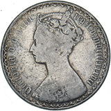 1887 Gothic Florin - Victoria British Silver Coin