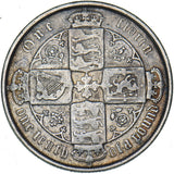 1887 Gothic Florin - Victoria British Silver Coin