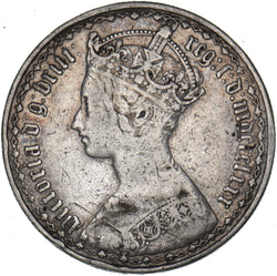 1880 Gothic Florin - Victoria British Silver Coin