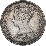 1880 Gothic Florin - Victoria British Silver Coin