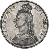 1887 Florin - Victoria British Silver Coin - Very Nice