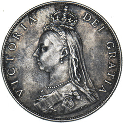 1887 Florin - Victoria British Silver Coin - Nice
