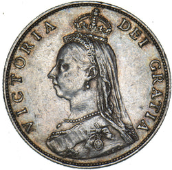 1887 Florin - Victoria British Silver Coin - Nice