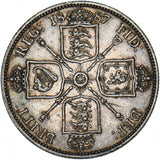 1887 Florin - Victoria British Silver Coin - Nice