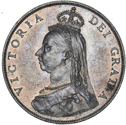 1887 Florin - Victoria British Silver Coin - Superb