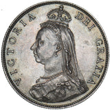 1887 Florin - Victoria British Silver Coin - Superb