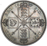 1887 Florin - Victoria British Silver Coin - Superb
