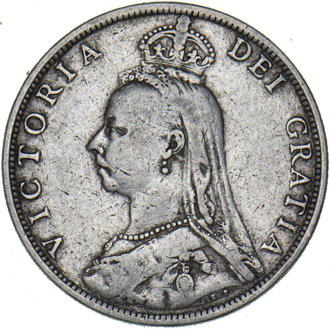 1891 Florin - Victoria British Silver Coin