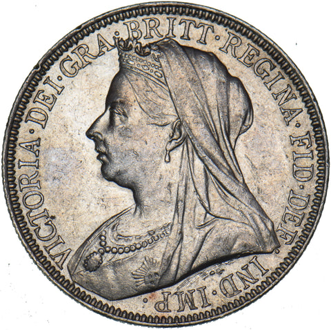 1900 Florin - Victoria British Silver Coin - Very Nice
