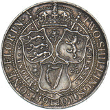 1901 Florin - Victoria British Silver Coin - Nice