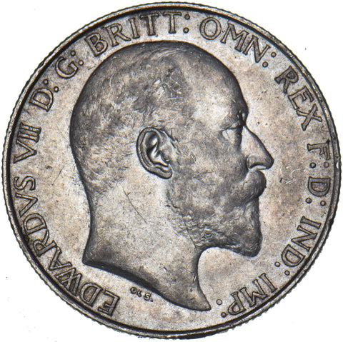 1902 Florin - Edward VII British Silver Coin - Very Nice