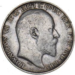 1906 Florin - Edward VII British Silver Coin - Nice