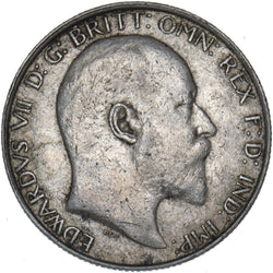 1907 Florin - Edward VII British Silver Coin - Nice