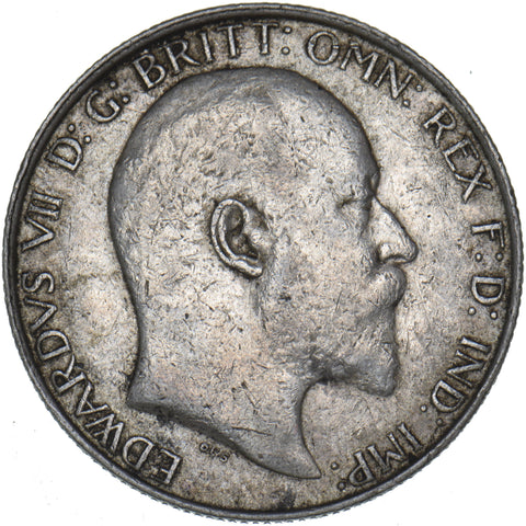 1907 Florin - Edward VII British Silver Coin - Nice