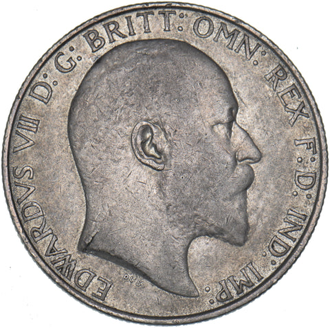 1908 Florin - Edward VII British Silver Coin