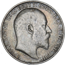 1909 Florin - Edward VII British Silver Coin