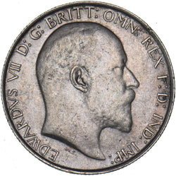 1910 Florin - Edward VII British Silver Coin - Very Nice