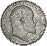 1910 Florin - Edward VII British Silver Coin - Nice