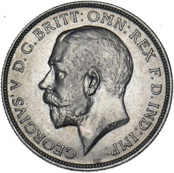 1915 Florin - George V British Silver Coin - Very Nice