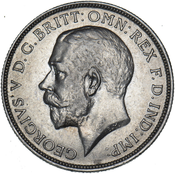 RESERVED 1915 Florin - George V British Silver Coin - Very Nice
