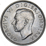1939 Florin - George VI British Silver Coin - Superb