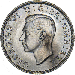 1939 Florin - George VI British Silver Coin - Superb