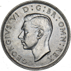 1939 Florin - George VI British Silver Coin - Superb