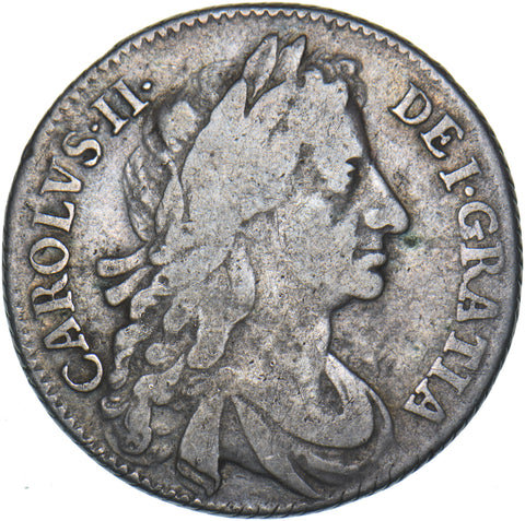 1683 Shilling - Charles II British Silver Coin - Nice