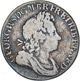 1723 SSC Shilling - George I British Silver Coin - Nice
